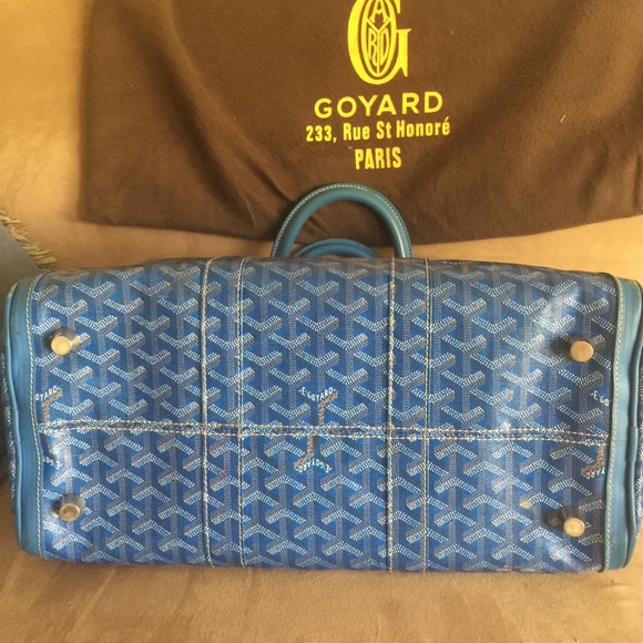 GOYARD BLUE CROISSIERE 35 SATCHELS💝HP - Picture 4 of 5